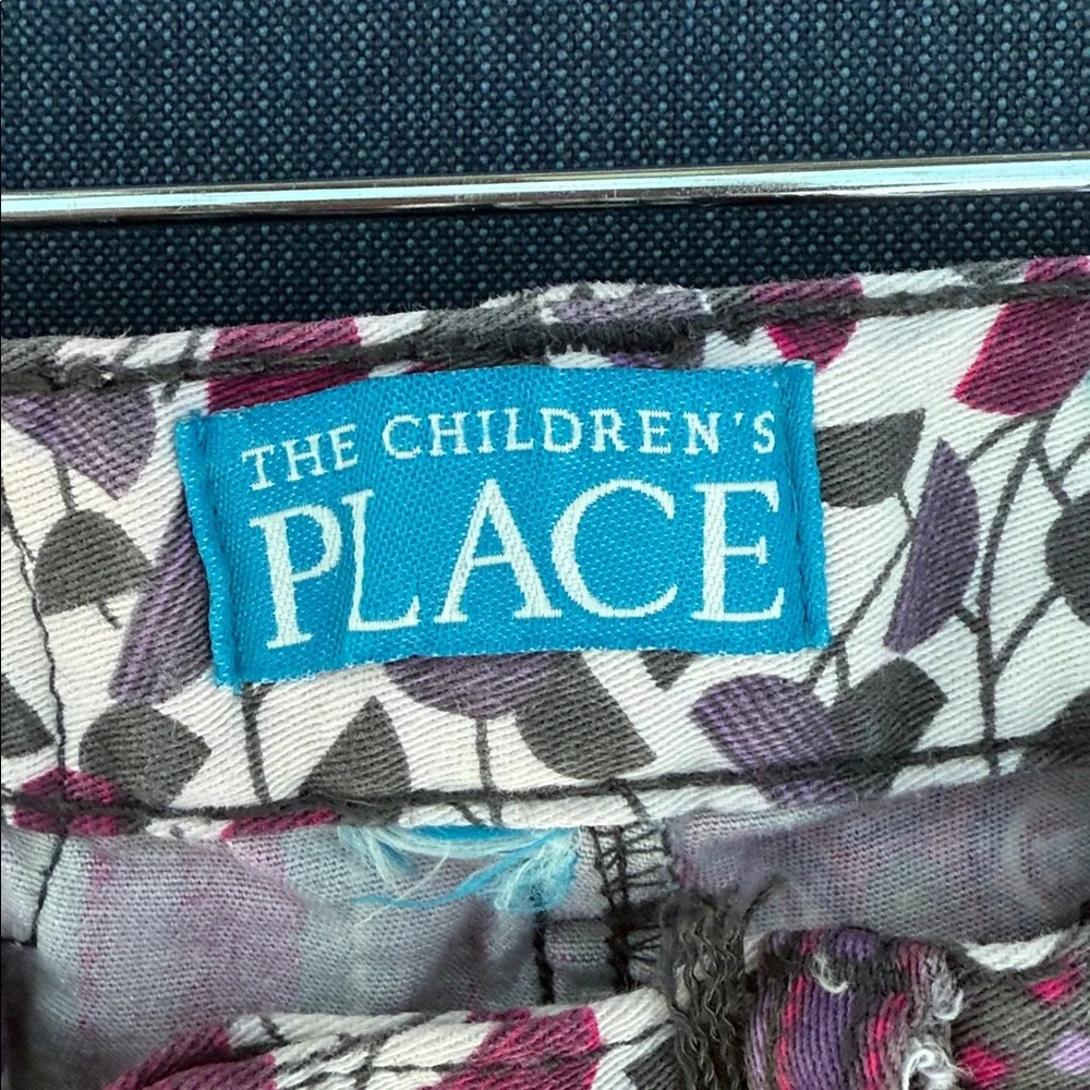 The Children’s Place sz 7 purple/pink/gray Adjustable Patchwork Pants